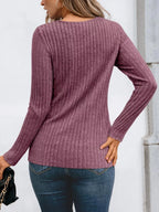 Ribbed Long Sleeve T-shirt (28)