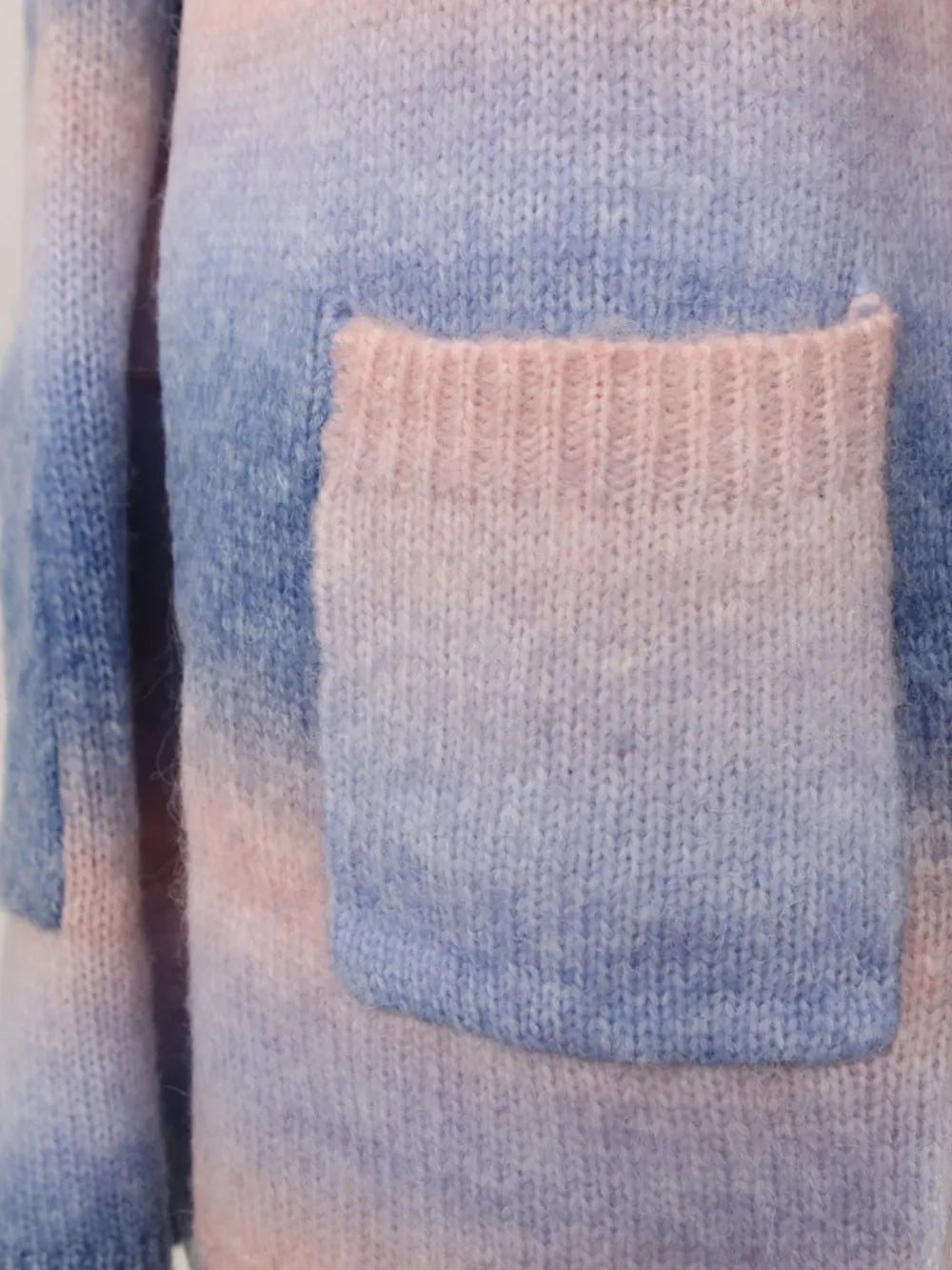 Full Size Pocketed Open Front Gradient Cardigan (12)