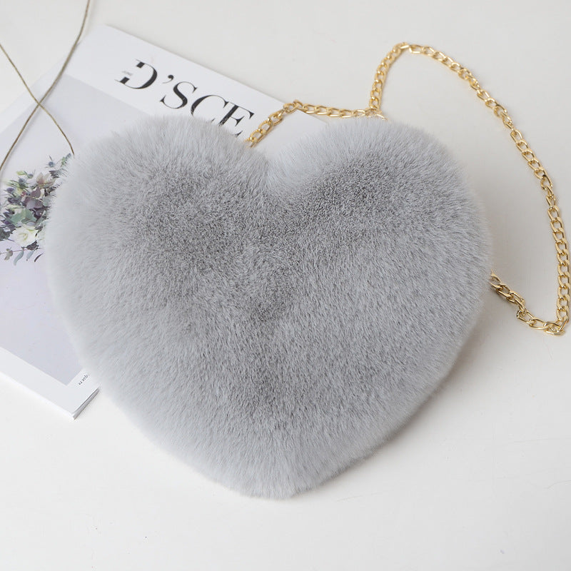 Love Bags Plush Chain Shoulder Valentine's Day Party Bag (15)