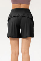 Pocketed Elastic Waist Active Shorts (10)