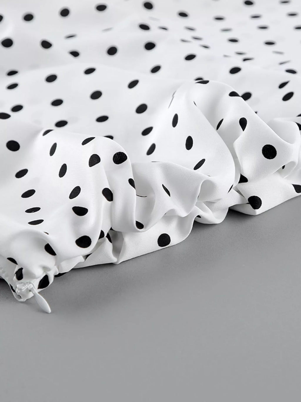 Polka Dot Mermaid Maxi Skirt (5)