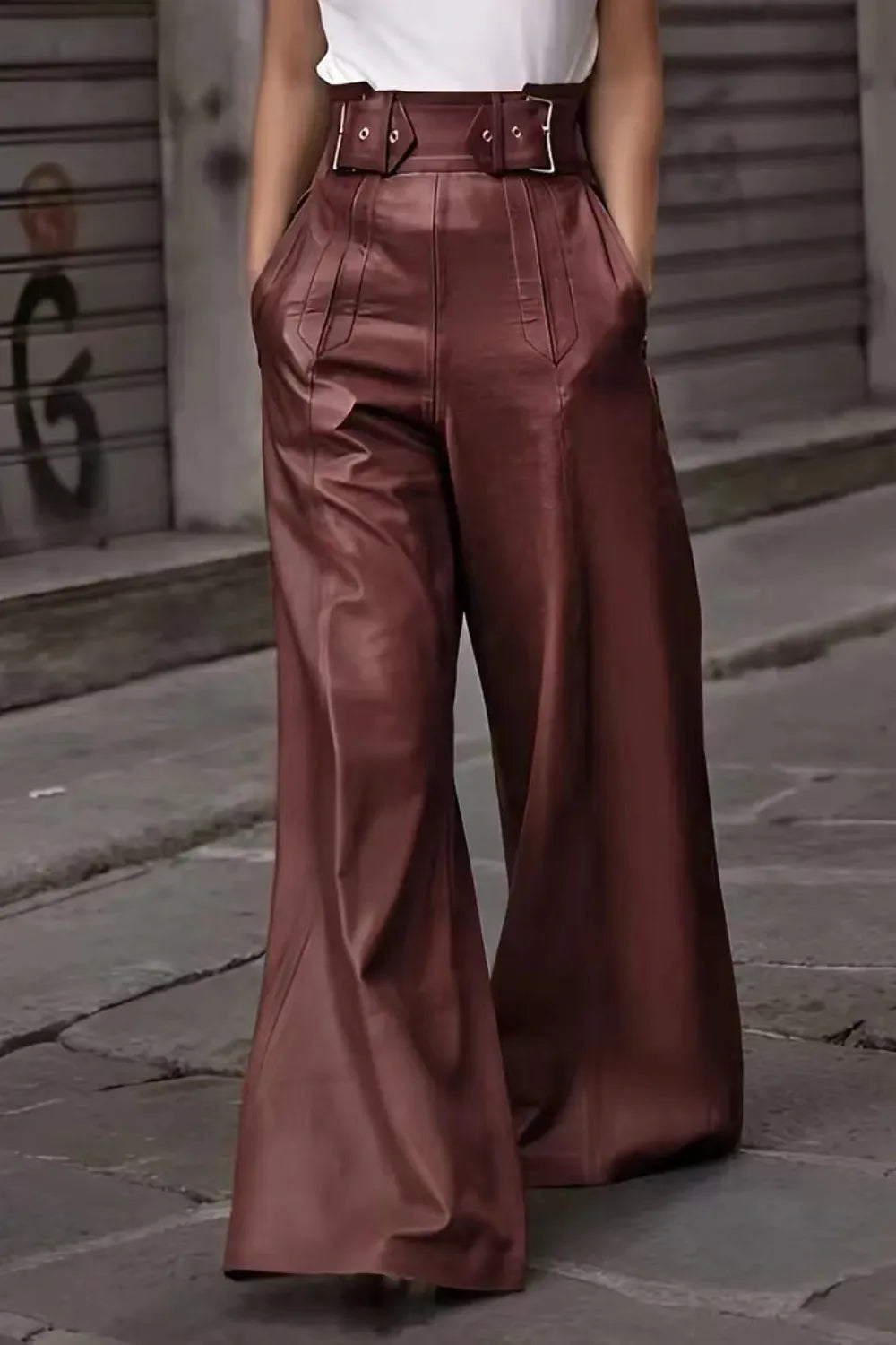 High Waist Wide Flare Pants (11)