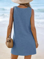 V-neck Sleeveless Dress Pockets (12)