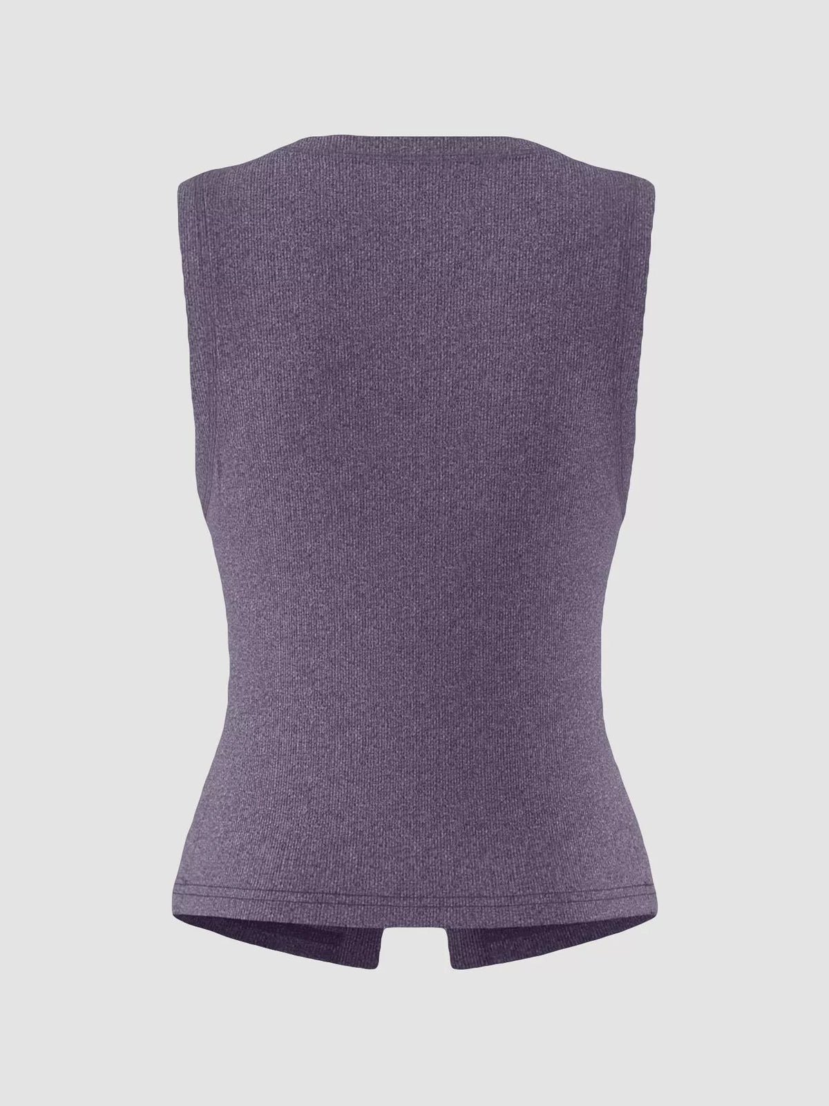 Ribbed Button-front Sleeveless Tank (29)