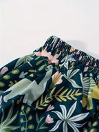 Printed Elastic Waist Skirt (3)