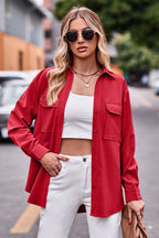 Dropped Shoulder Longline Shirt Pockets (11)