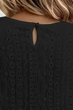 Lace Eyelet Long Sleeve Top (6)