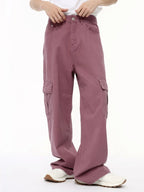 Wide Leg Cargo Jeans (3)
