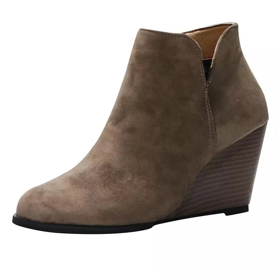High Heel Ankle Boots Side Zip (7)
