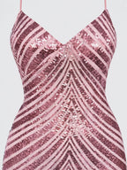 Sleeveless Sequin Embellished Bodycon Mini Cami Dress (24)