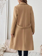 Lapel Collar Longline Coat (5)