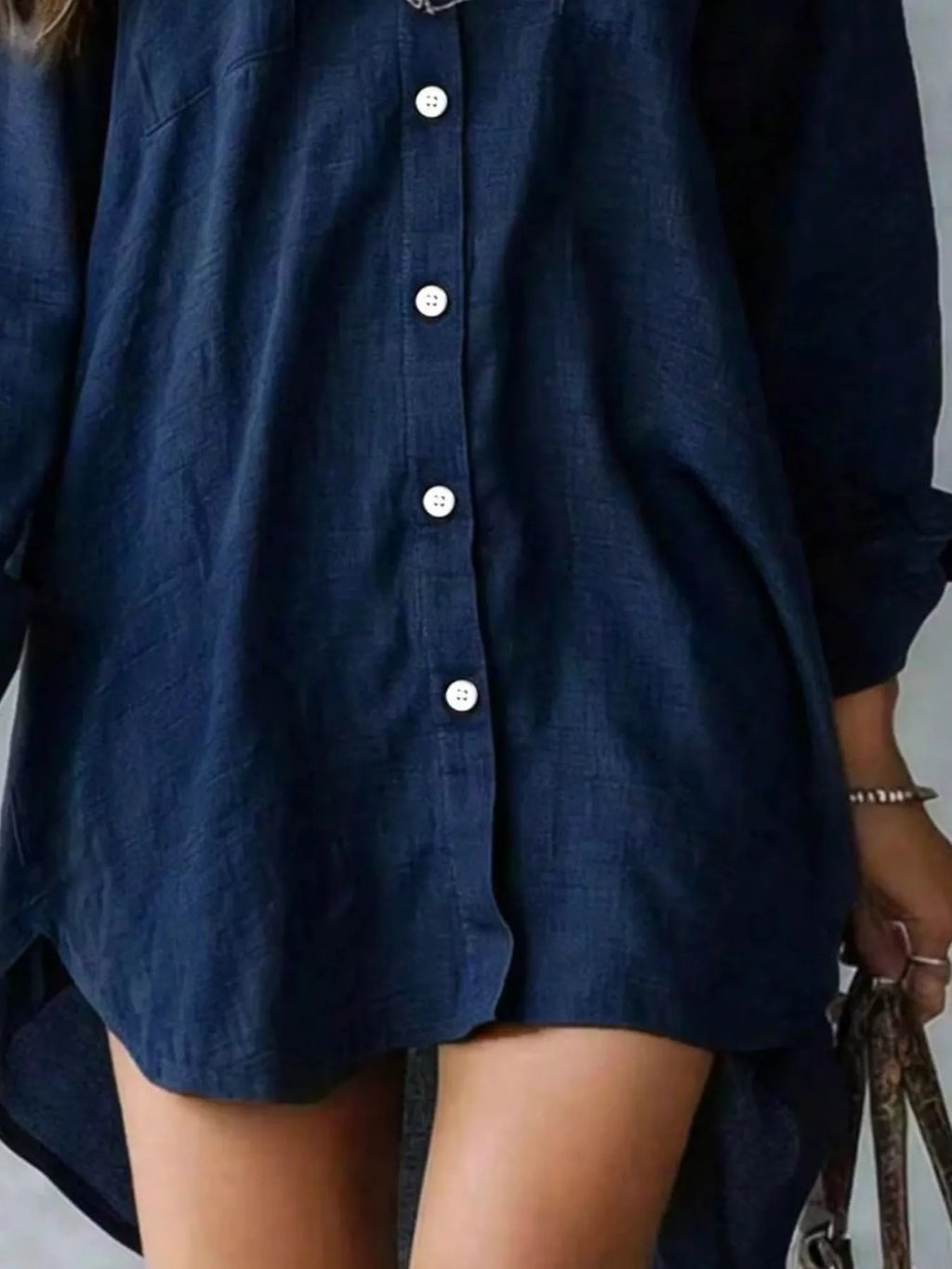 Casual Linen Shirt Dress Pockets (12)