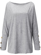 One Shoulder Long Sleeve T-shirt (2)
