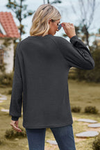 Round Neck Raglan Sleeve Sweatshirt (9)