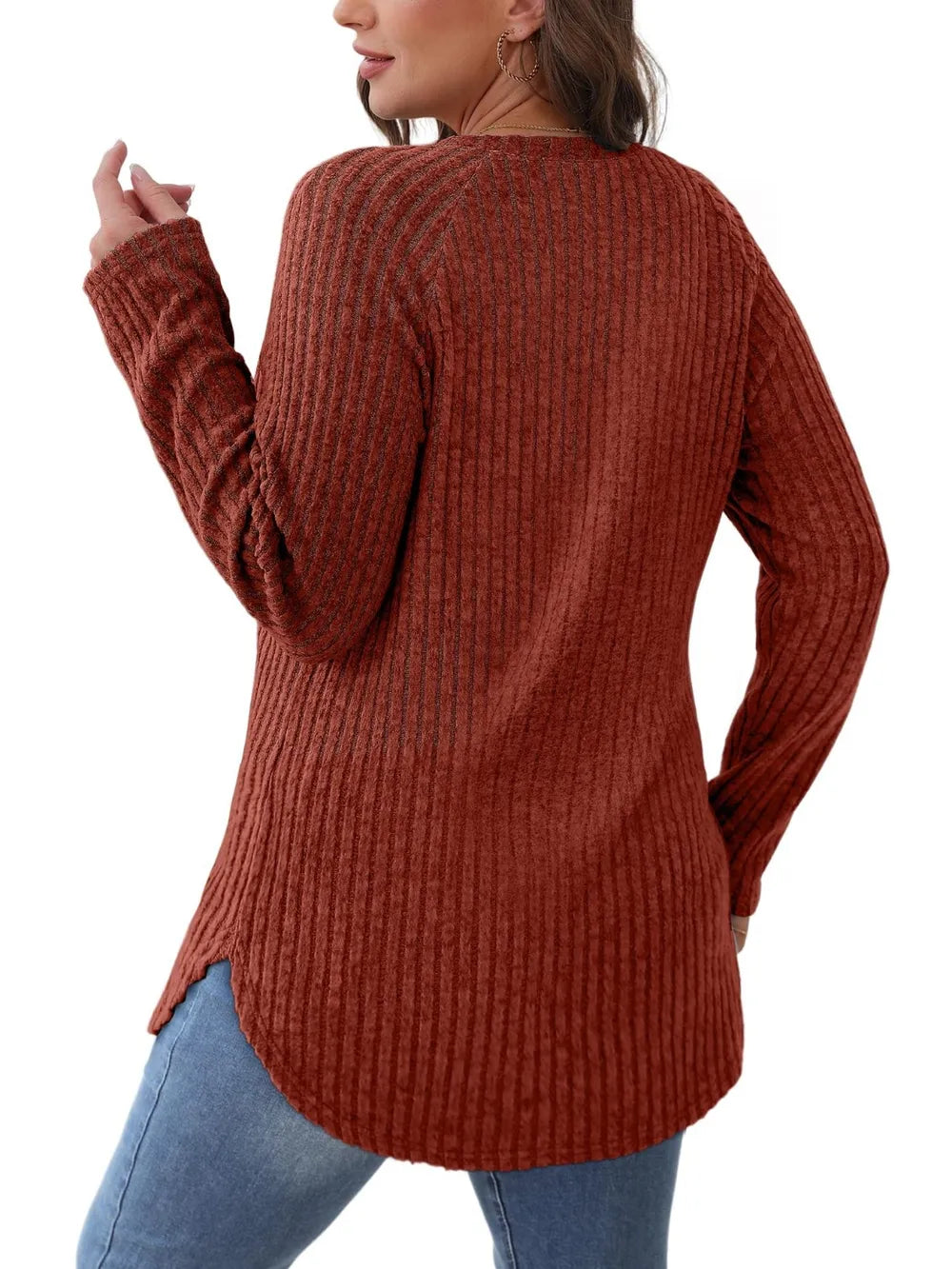 Round Neck Raglan Sleeve T-shirt (12)