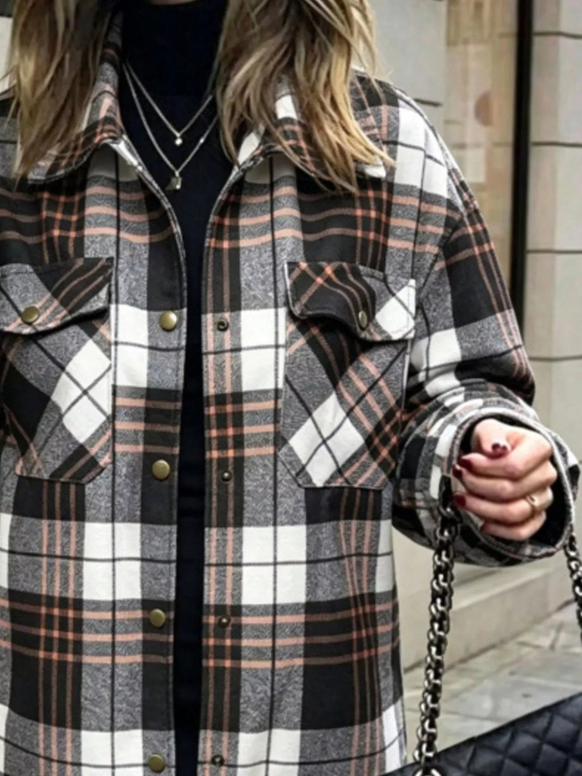 Plaid Snap Down Shacket (6)