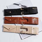 Belt Pattern Is Thin Wide Collocation Dress Down Jacket photo 2