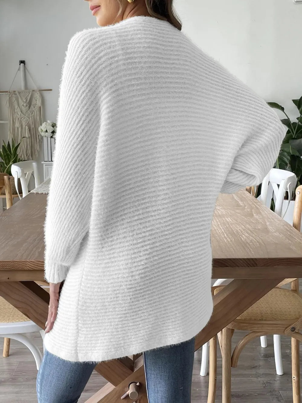 Open Front Long Sleeve Cardigan (10)