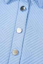Button Front Short Sleeve Mini Dress (15)