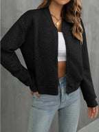 Zip Up Long Sleeve Jacket (4)
