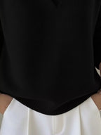 Full Size V-neck Long Sleeve Sweater Plus (9)