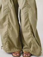 High-waisted Cargo Wide-leg Pants (33)