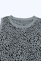 Printed Round Neck Tank Top (20)