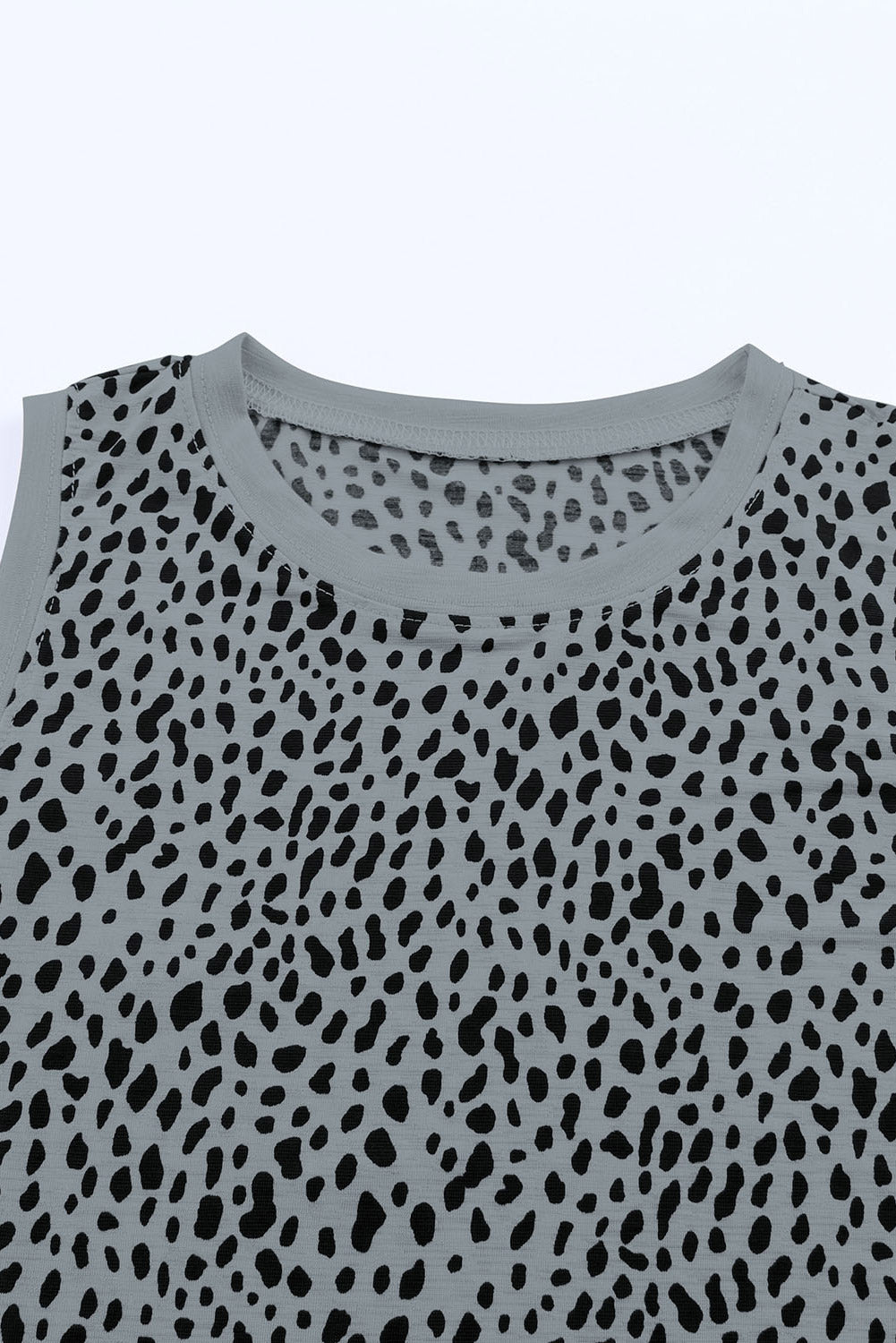 Printed Round Neck Tank Top (20)