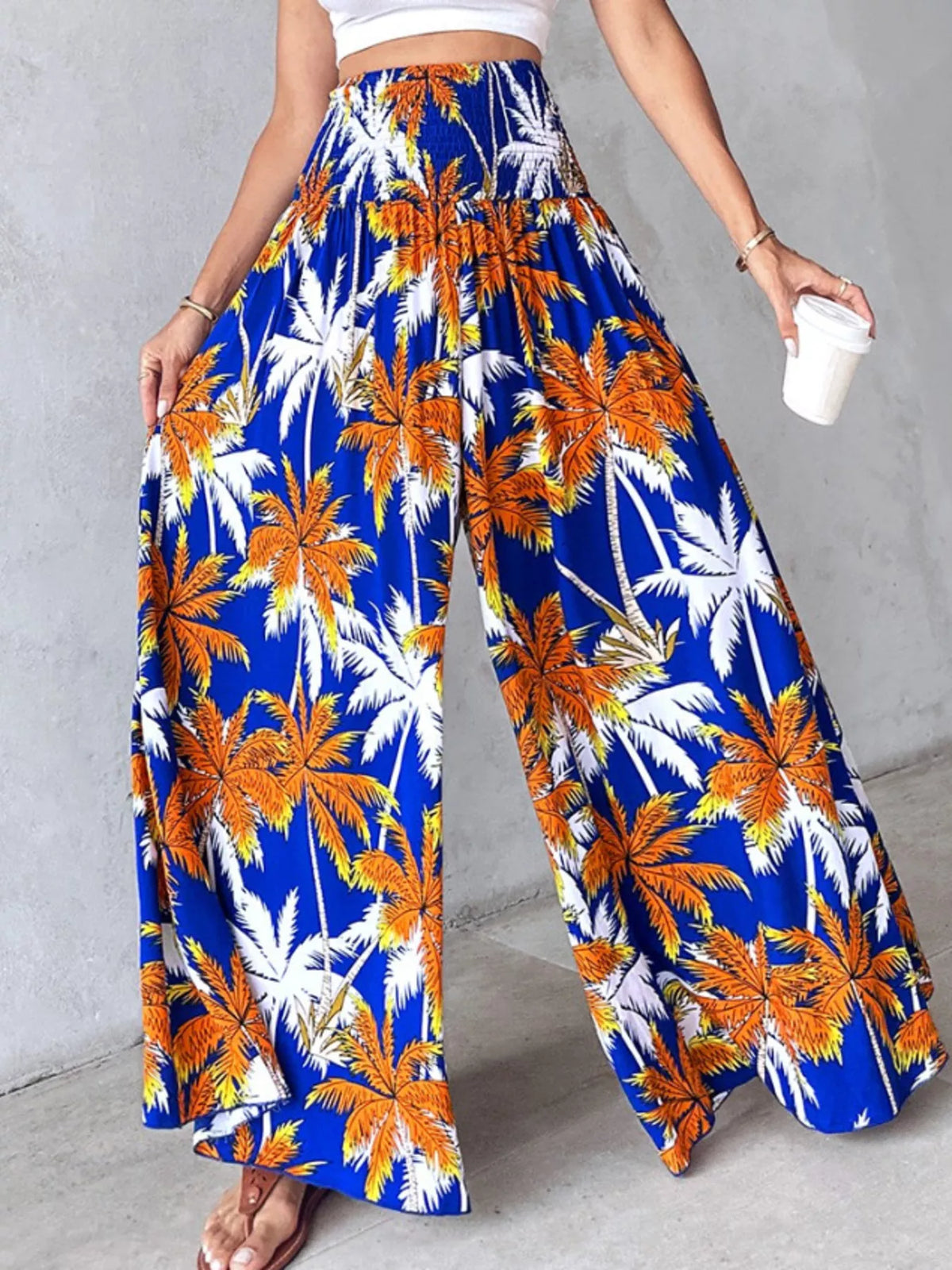 Printed Wide-leg Pants (26)