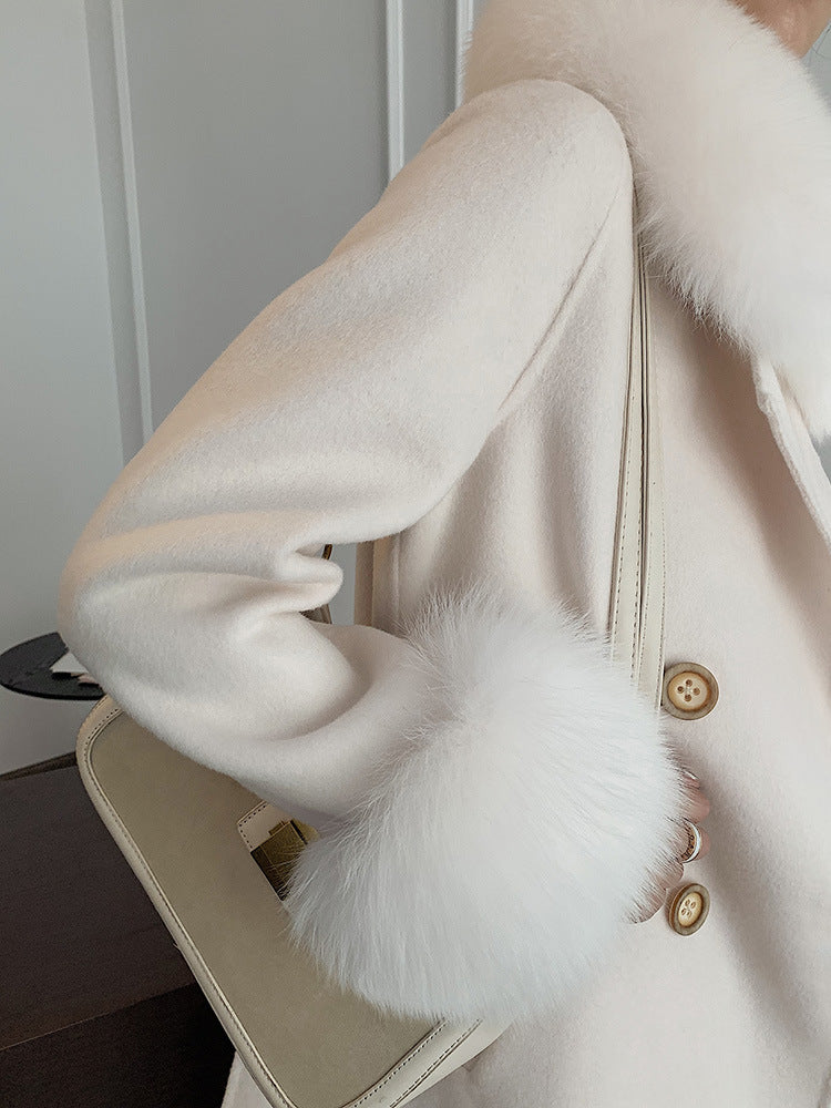 Double Sided Wool Coat Medium Long photo 2