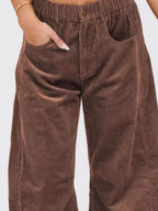 Corduroy Wide Leg Pants (2)