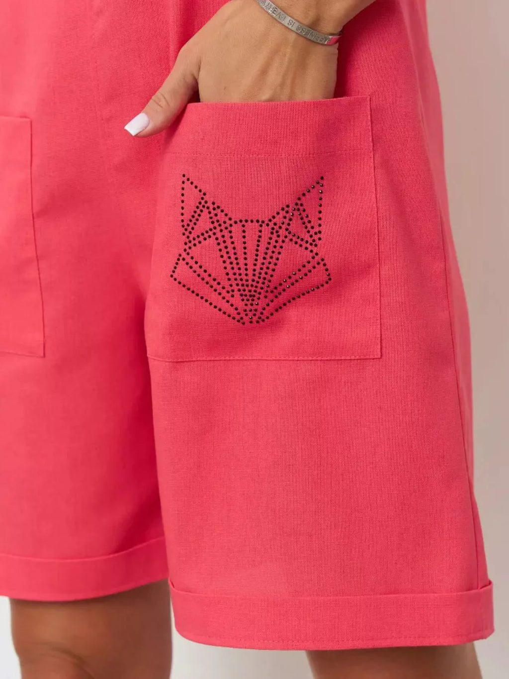 Sleeveless Tie-strap Romper (2)