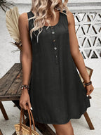 Full Size Scoop Neck Mini Tank Dress Plus (8)