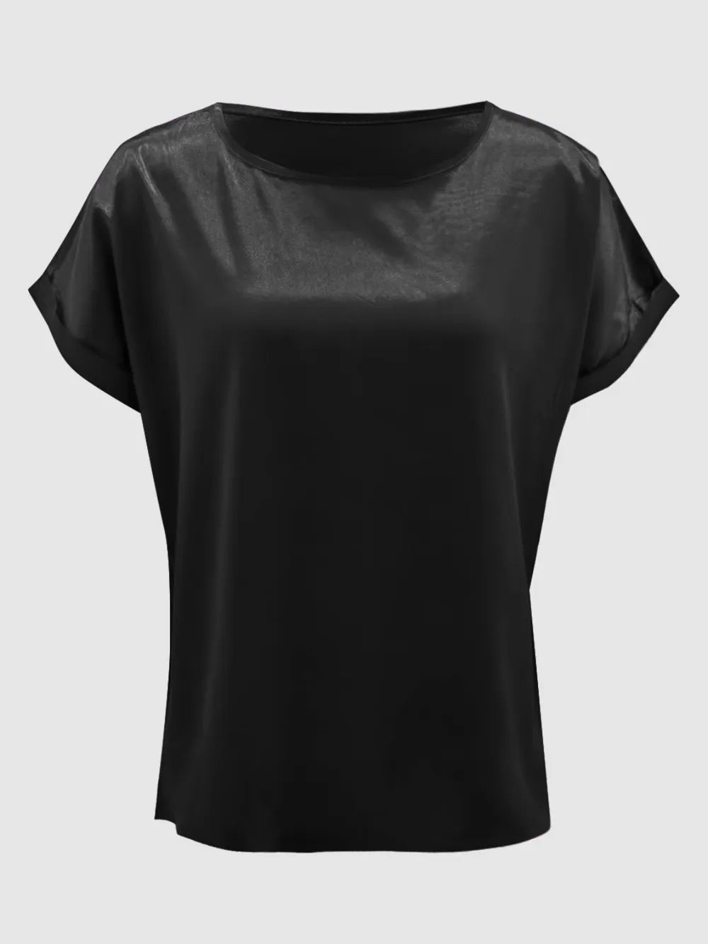 Round Neck Short Sleeve T-shirt (2)