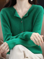 Button-down Long Sleeve Cardigan (14)