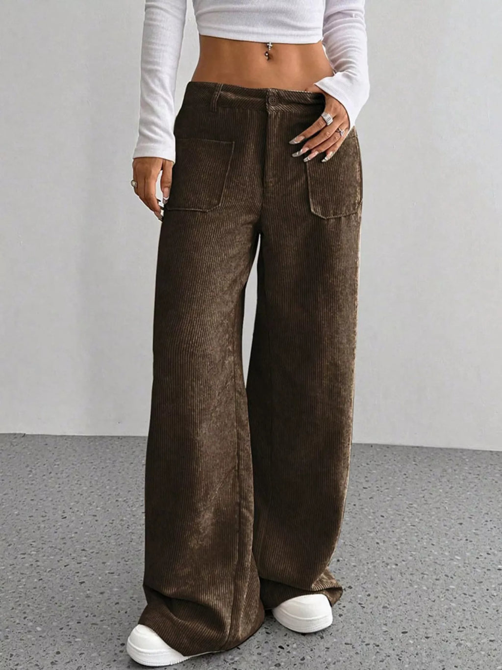 Wide Leg Corduroy Pants (16)