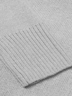 V-neck Long Sleeve Knit Top (14)