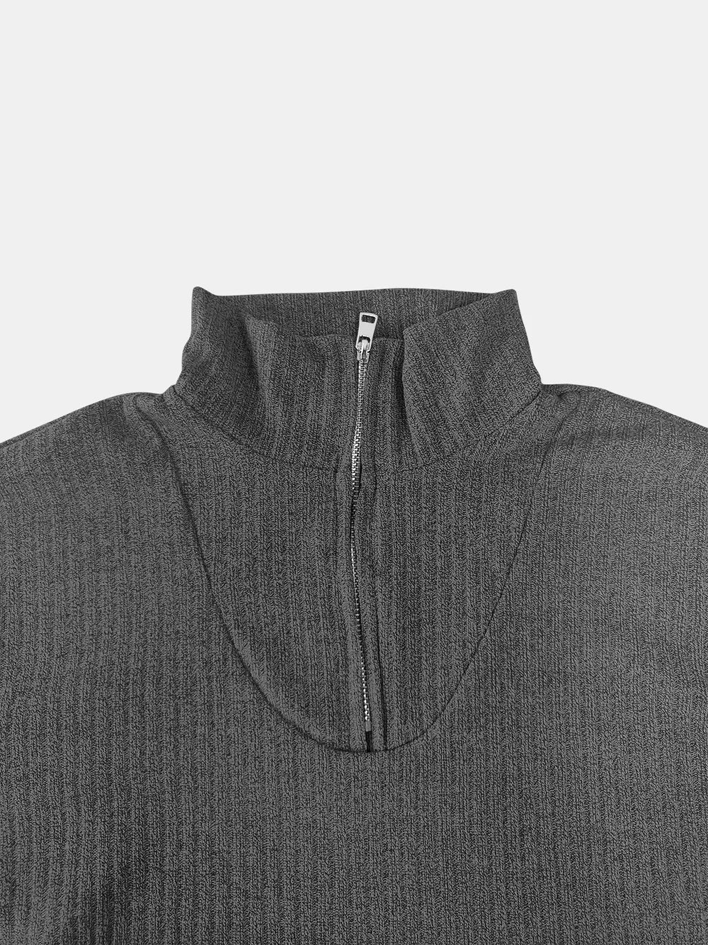 Full Size Quarter Zip Long Sleeve Top (11)