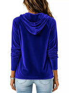 Full Size Velvet Drawstring Long Sleeve Hoodie Plus (10)