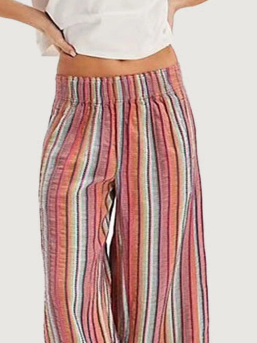Striped Wide Leg Pants (6)