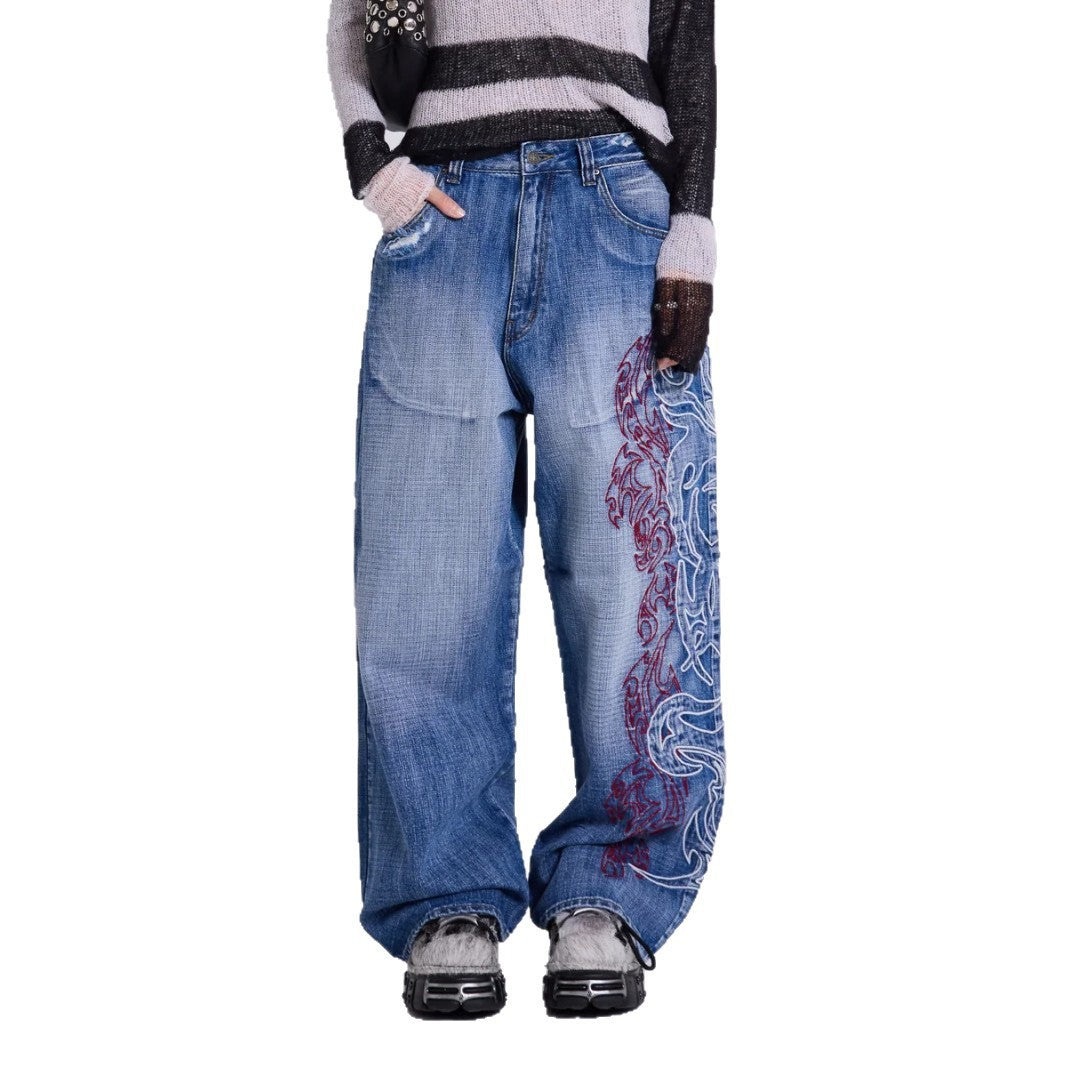 Jeans Wide Leg Pants Loose Trousers photo 5