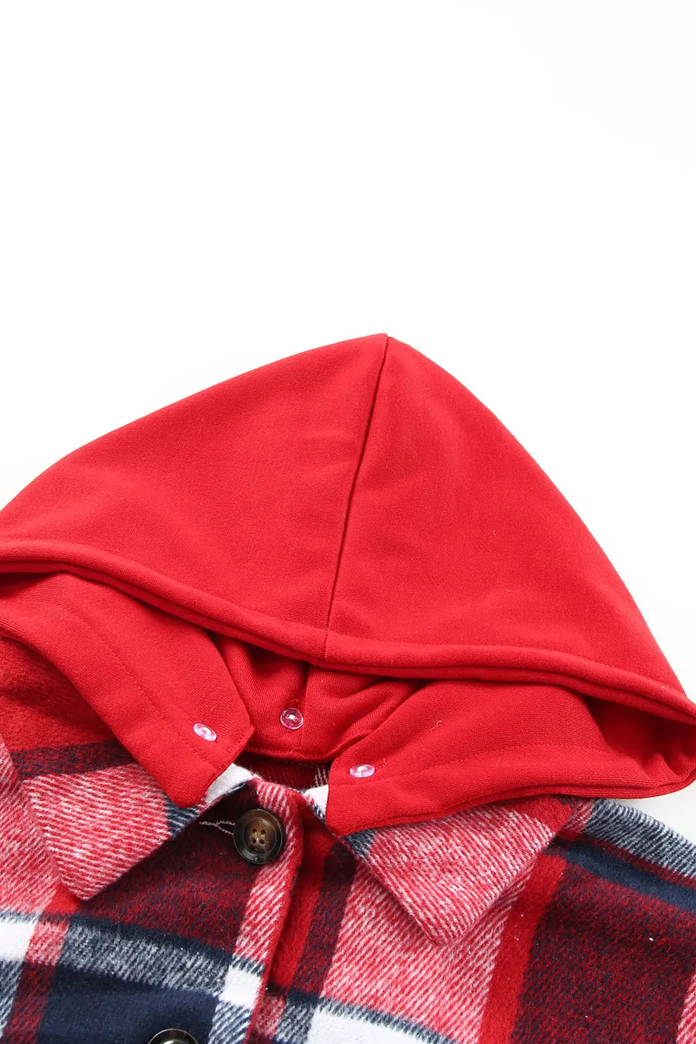 Plaid Button Up Hooded Shacket (13)