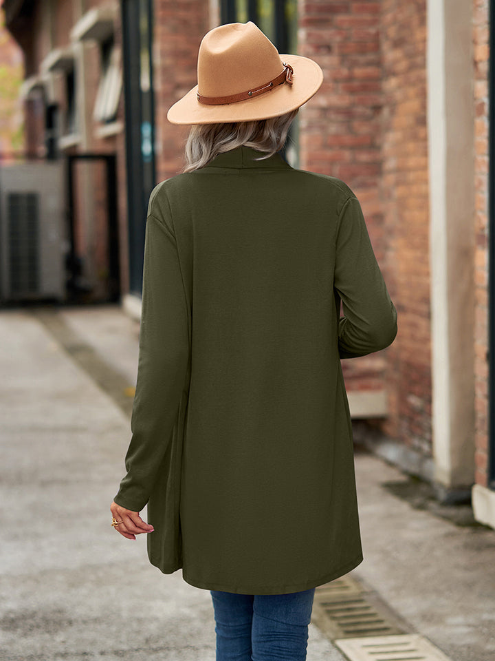Open Front Long Sleeve Cardigan (8)