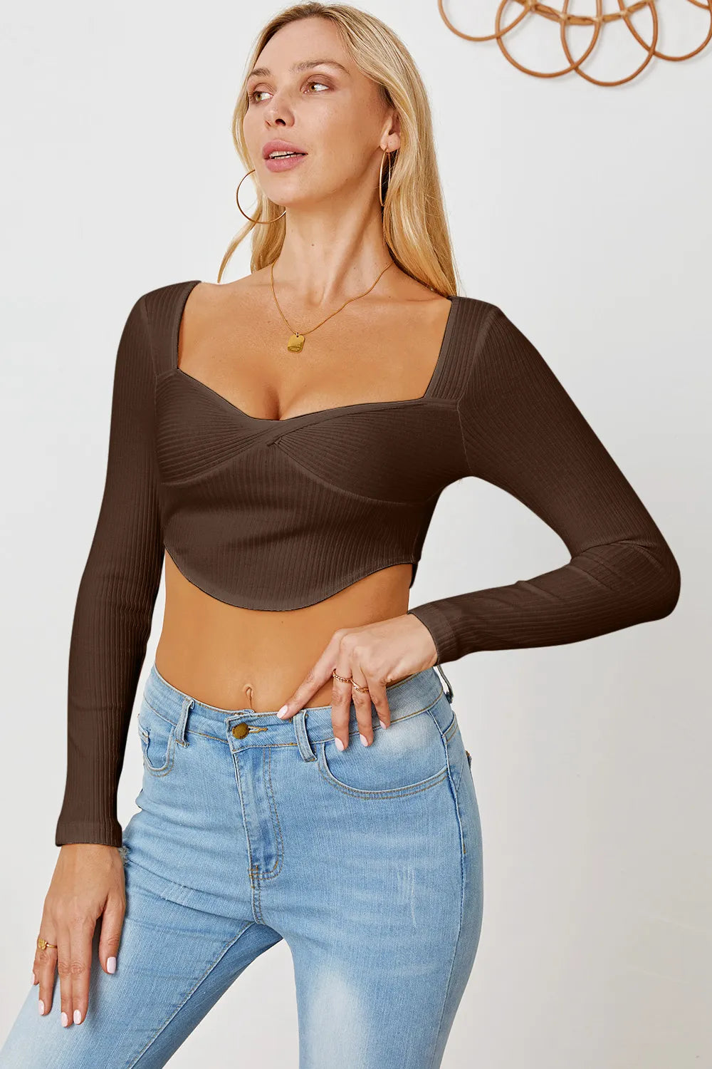 Ribbed Long Sleeve T-shirt (20)