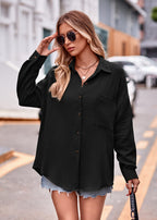 Textured Dropped Shoulder Longline Shirt (9)