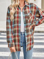 Plaid Button Up Long Sleeve Shirt (4)