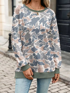 Camouflage Print Crewneck Sweatshirt (23)