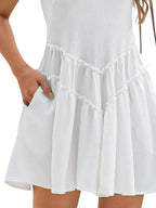Round Neck Sleeveless Mini Dress (2)