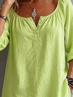 Button Detail Long Sleeve Top (11)