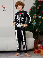Full Size Matching Family Skeleton Pajama Set Plus (9)
